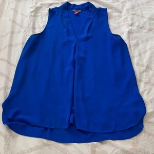 Vince Camuto Blue Sleeveless Top